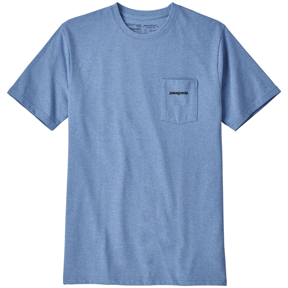 Patagonia P-6 Logo Pocket Resposibili-Tee® T-Shirt Bend Blue