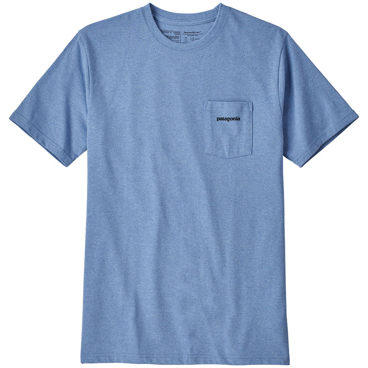 Patagonia P-6 Logo Pocket Resposibili-Tee® T-Shirt Bend Blue
