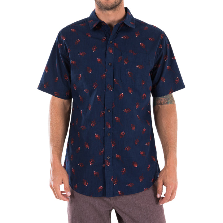Katin Leaves Short-Sleeve Shirt Navy
