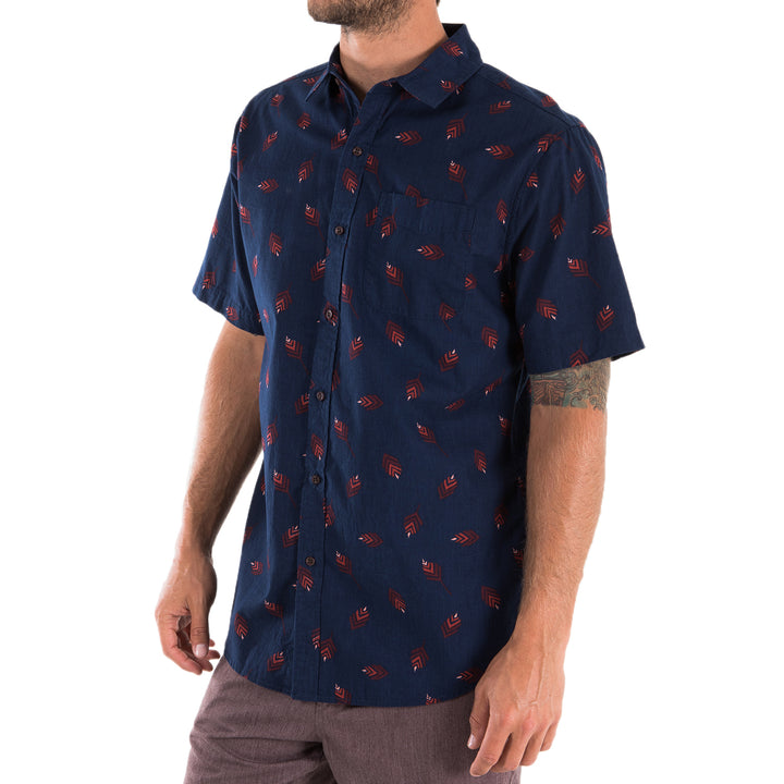 Katin Leaves Short-Sleeve Shirt Navy