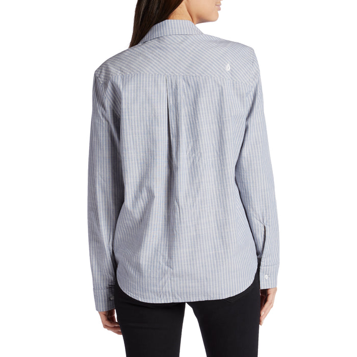 Volcom Cham Stripe Long-Sleeve Shirt - Women's Stripe