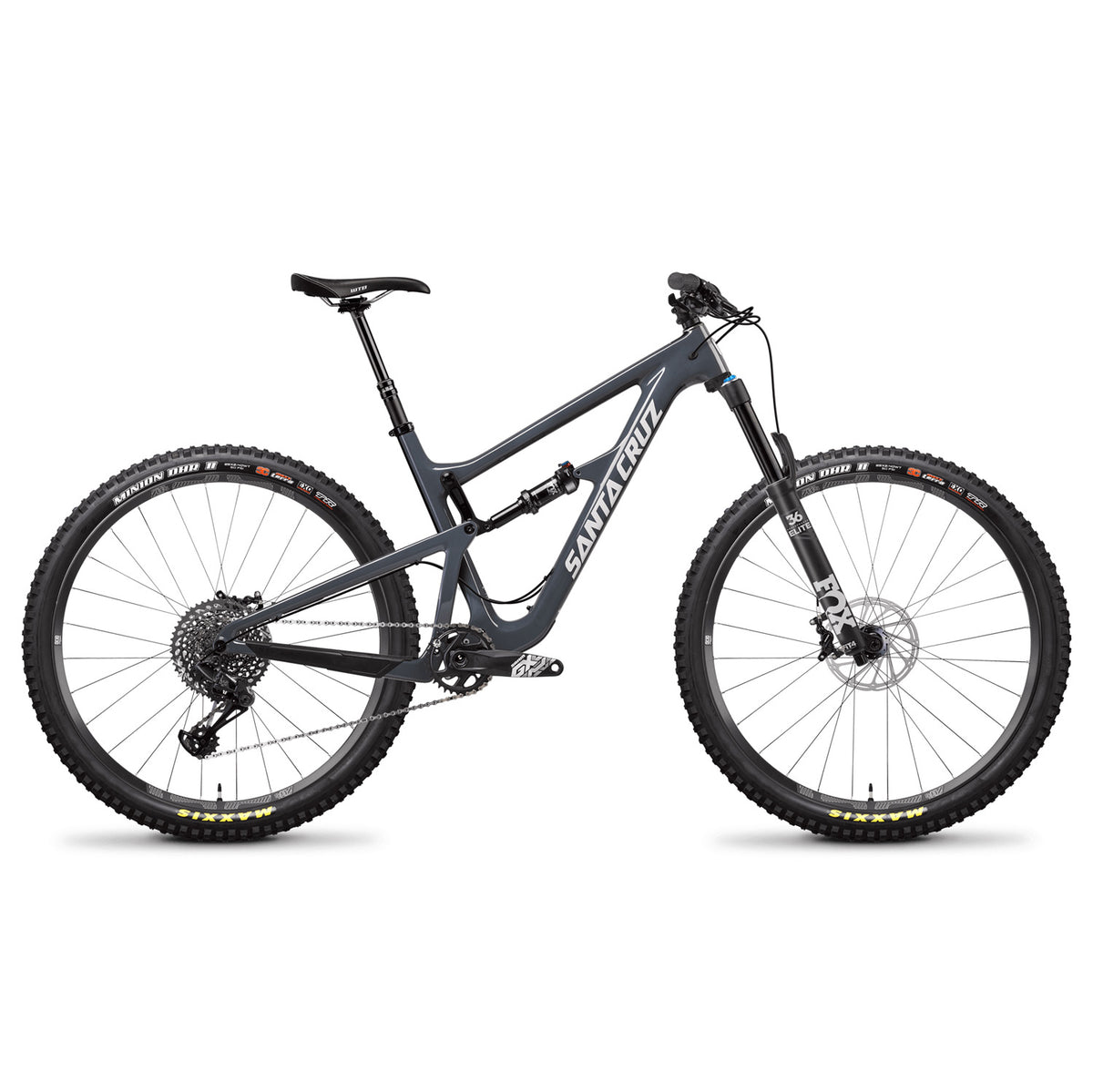 Santa Cruz Bicycles Hightower LT C S Complete Mountain Bike 2018 - DNR Gloss Slate & Grey