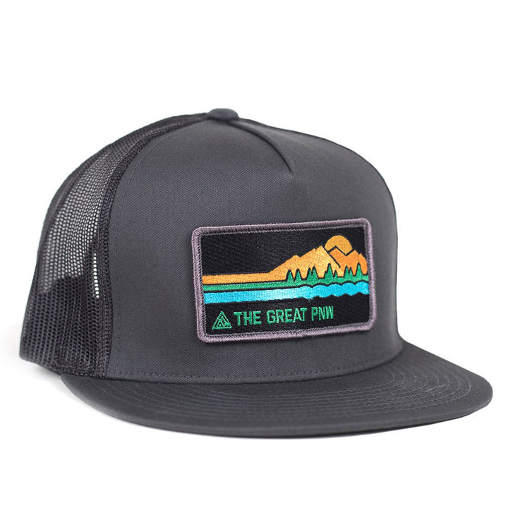 The Great PNW Freestone Snapback Hat Charcoal