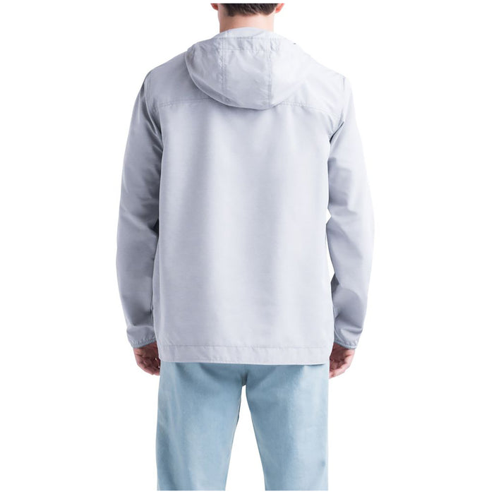 Herschel Supply Co. Voyage Anorak Jacket Light Grey Crosshatch