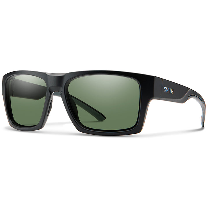 Smith Outlier 2 XL Sunglasses Matte Black/ChromaPop Polarized Gray Green