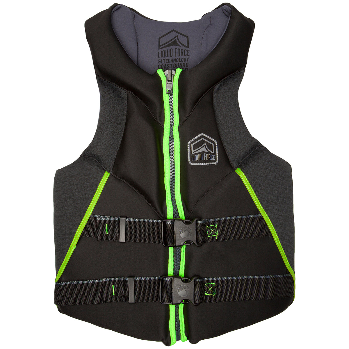 Liquid Force Rush CGA Wakeboard Vest 2019 Black/Lime