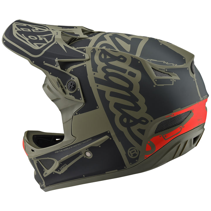 Troy Lee Designs D3 Fiberlite Bike Helmet Factory Trooper