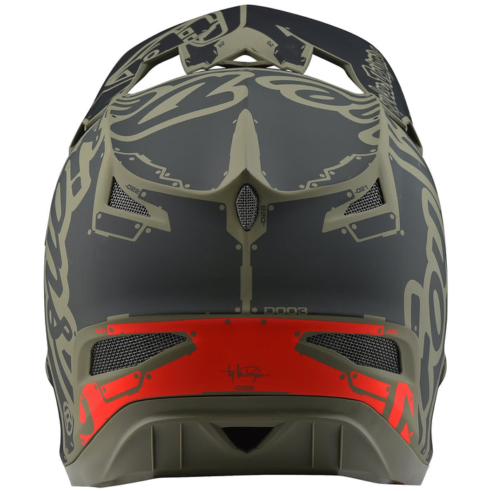 Troy Lee Designs D3 Fiberlite Bike Helmet Factory Trooper