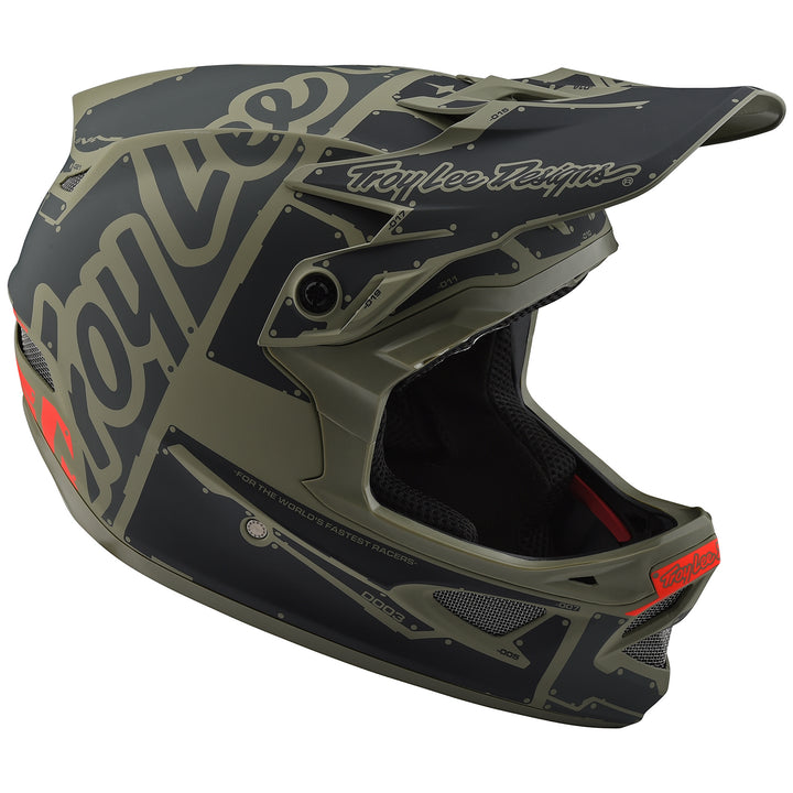 Troy Lee Designs D3 Fiberlite Bike Helmet Factory Trooper