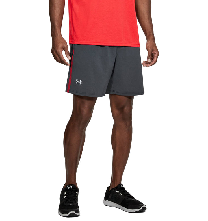 Under Armour Launch 7" Shorts Black Medium Heather/Pierce/Reflective