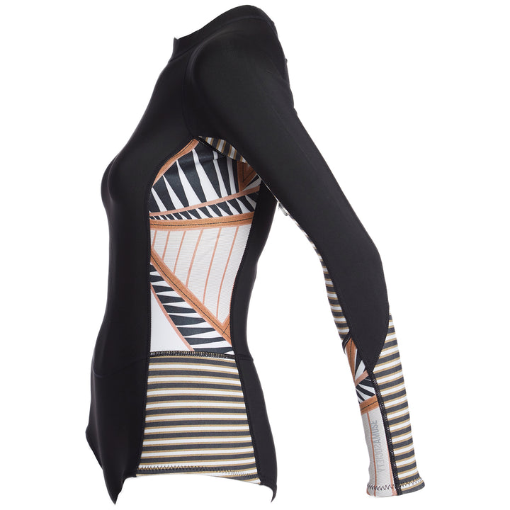 Amuse Society Cannes Long-Sleeve Springsuit - Women's Bronze