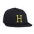 HUF Formless Classic 6 Panel Hat Black
