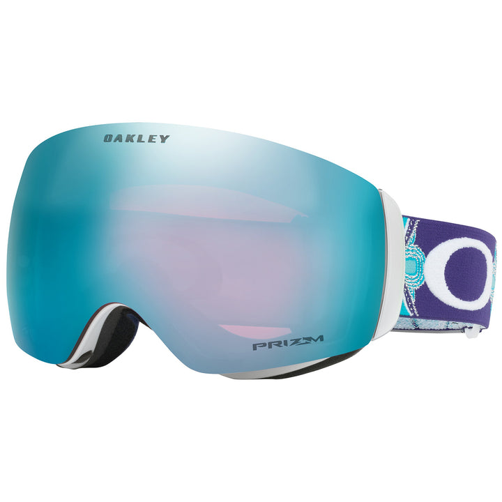Oakley Flight Deck M Jamie Anderson Goggles Wanderlust Ice/Prizm Sapphire Iridium Detail 1 View