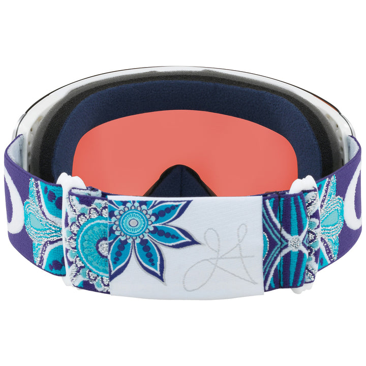 Oakley Flight Deck M Jamie Anderson Goggles Wanderlust Ice/Prizm Sapphire Iridium Back View