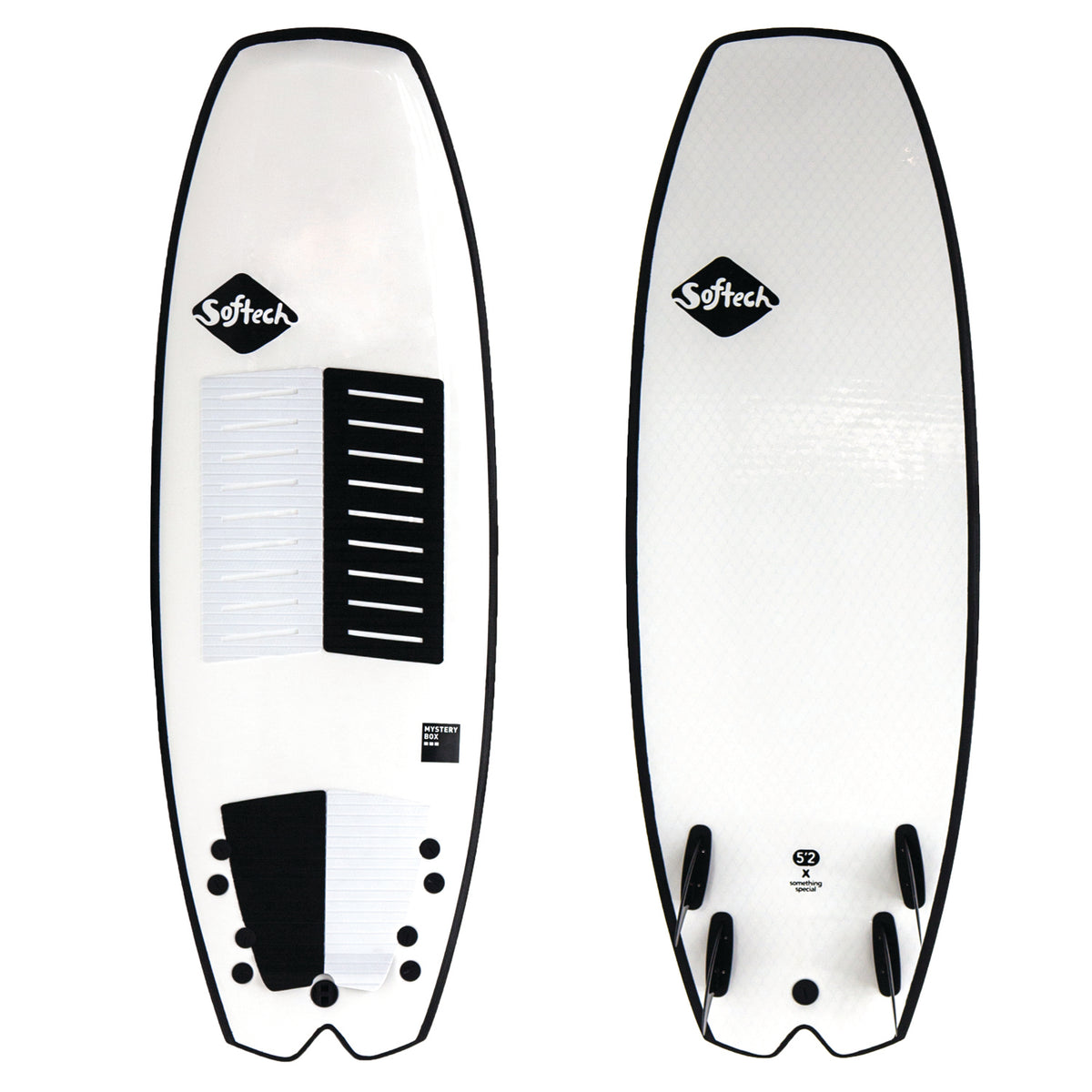 Softech Mystery Box FCS II 5'2" Quad Surfboard