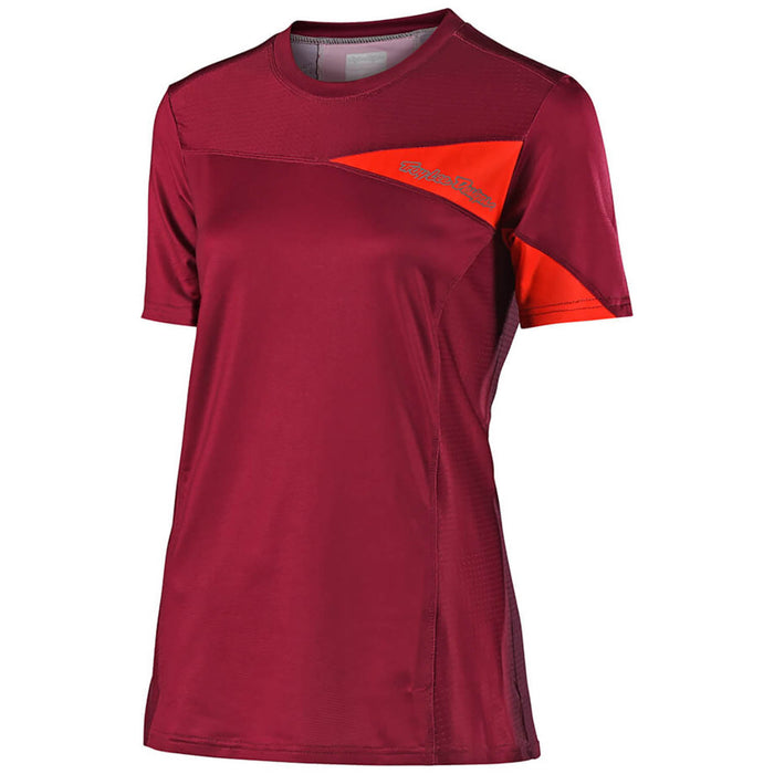 Troy Lee Designs Skyline S/S Jersey - Women's Burgundy