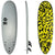 Softech Bomber FCS II 5'10" Surfboard Grey/Acid