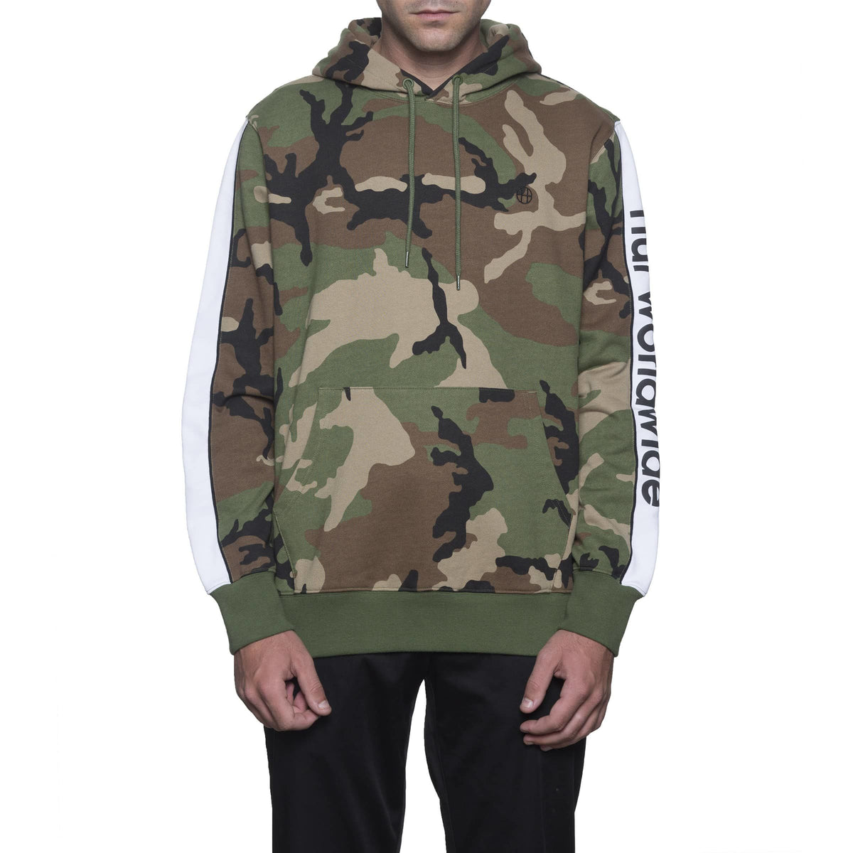 HUF Worldwide Pullover Hoodie Wooded Camo