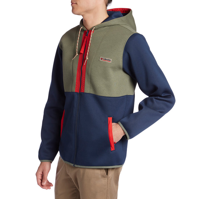 Columbia CSC Originals™ Full Zip Hoodie Collegiate Navy/Cypress Heather/Red Spark