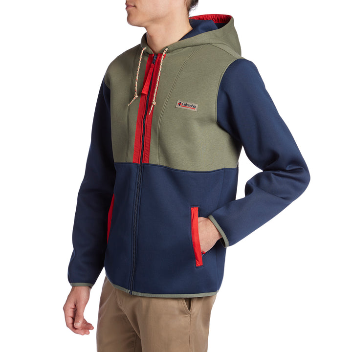 Columbia CSC Originals™ Full Zip Hoodie Collegiate Navy/Cypress Heather/Red Spark
