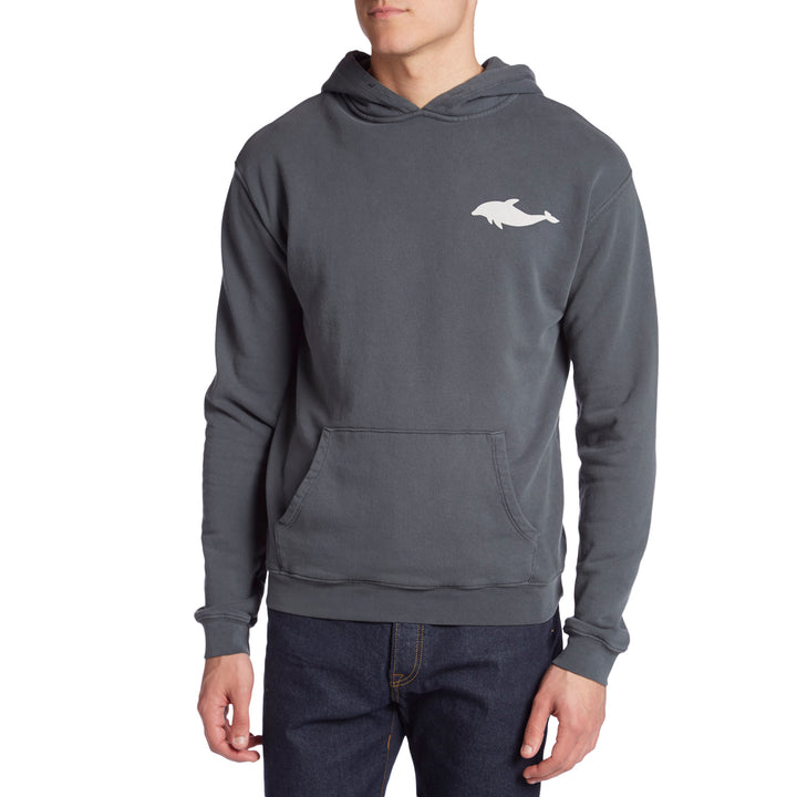 Mollusk Dolphin Hoodie Faded Navy