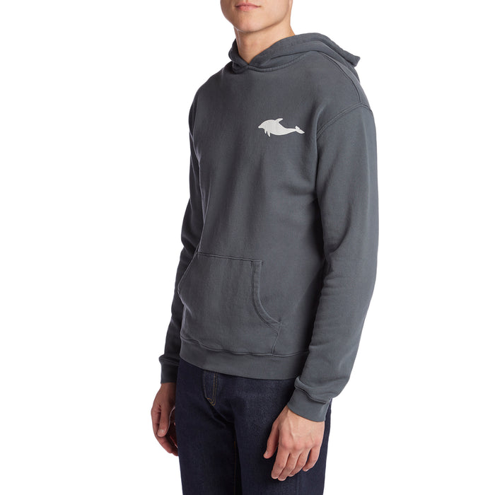 Mollusk Dolphin Hoodie Faded Navy