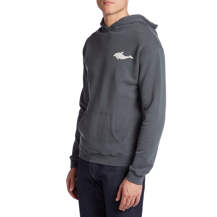 Mollusk Dolphin Hoodie Faded Navy