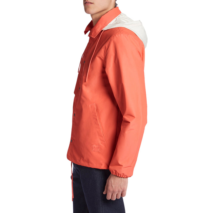 Herschel Supply Co. Hooded Coach Jacket Georgia Peach/Silver Birch