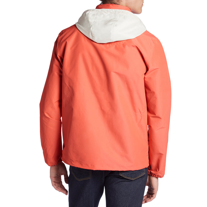 Herschel Supply Co. Hooded Coach Jacket Georgia Peach/Silver Birch