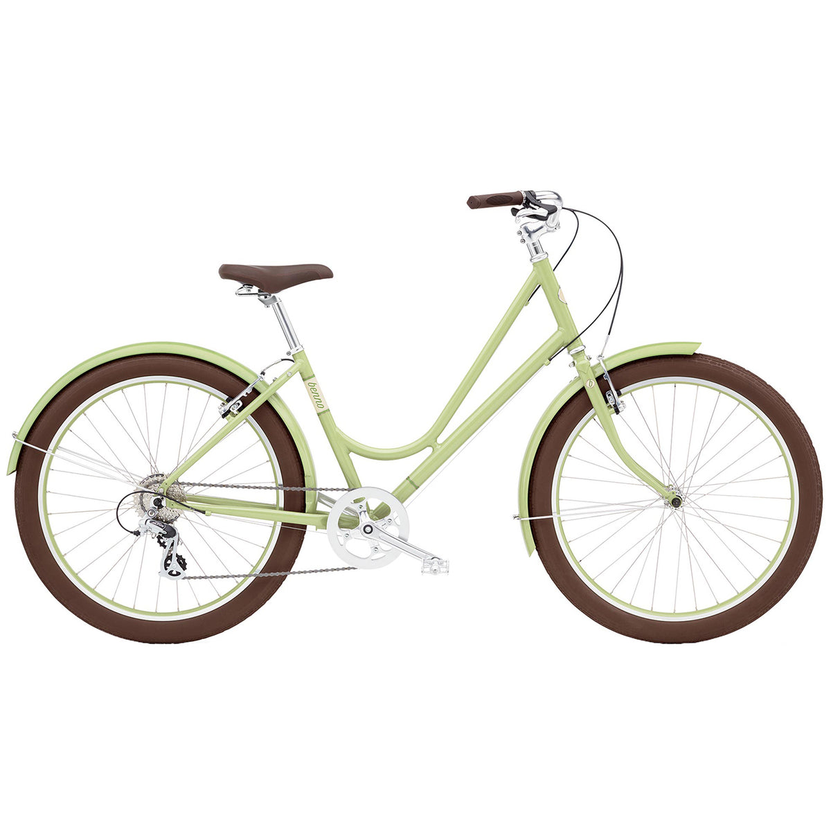 Benno Ballooner 8D Complete Bike - Women's 2018 Sage Green