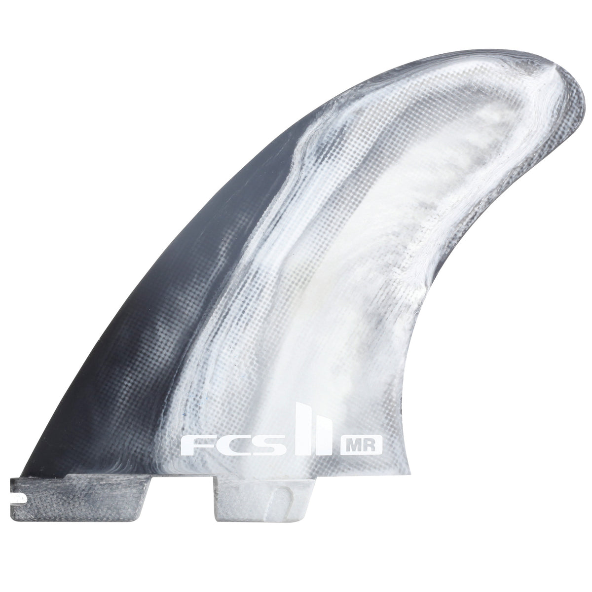 FCS II MR PC X-Large Tri Fin Set Black/White Swirl