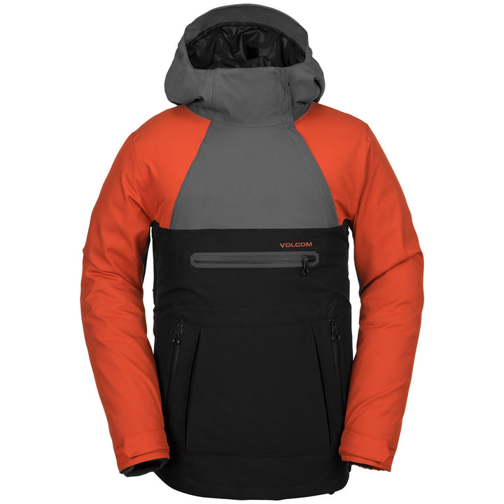Volcom Brighton Pullover Jacket Burnt Orange