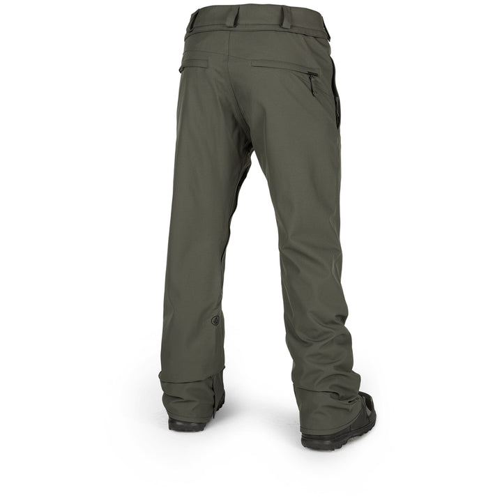 Volcom Freakin Snow Chino Pants Black Green