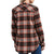 Volcom Getting Rad Plaid Shirt - Women's Black Plaid