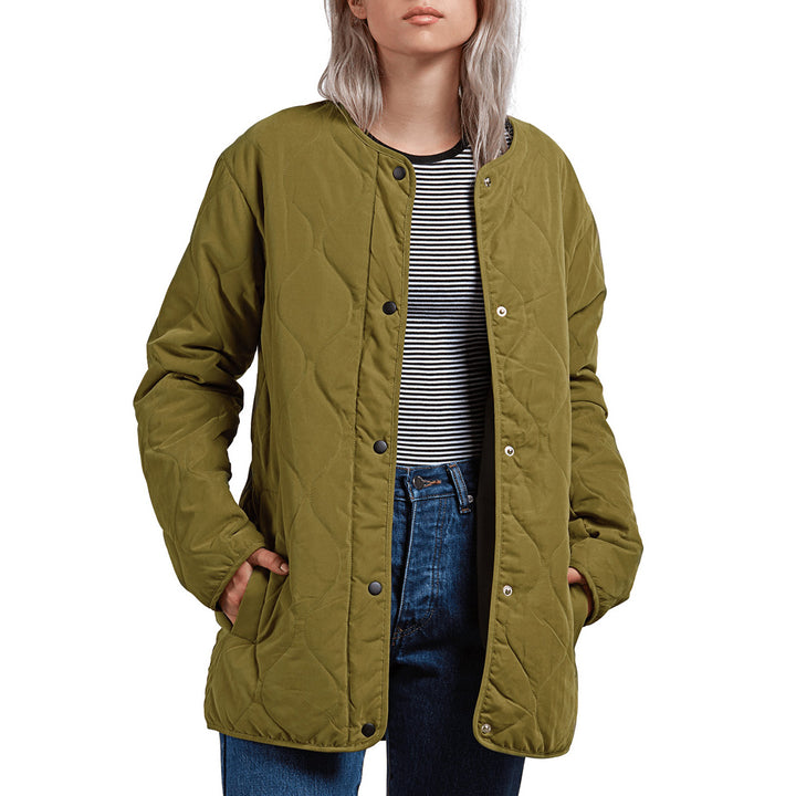 Volcom Jacket Liner Insulated Jacket - Women's Military