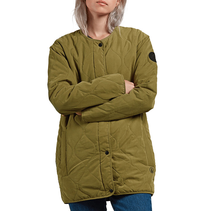 Volcom Jacket Liner Insulated Jacket - Women's Military