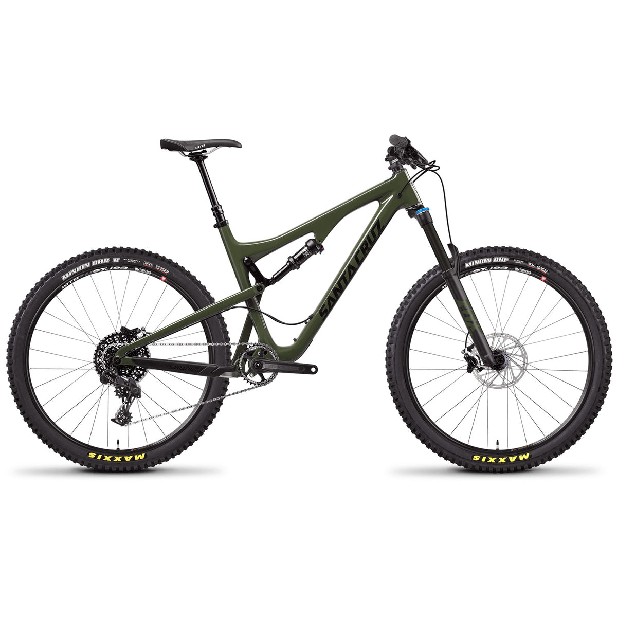 Santa Cruz Bicycles Bronson 2.1 C R Complete Mountain Bike 2018 Gloss Olive/Black