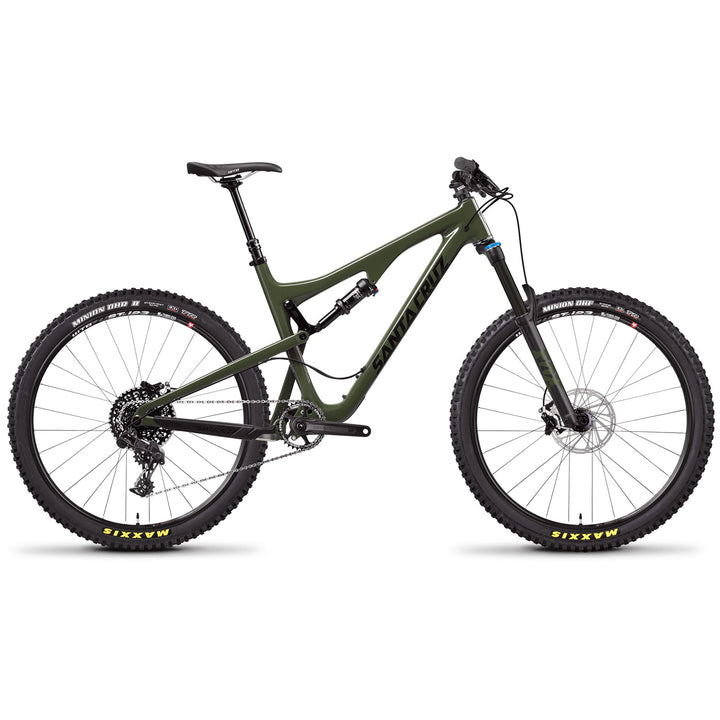 Santa Cruz Bicycles Bronson 2.1 C R Complete Mountain Bike 2018 Gloss Olive/Black