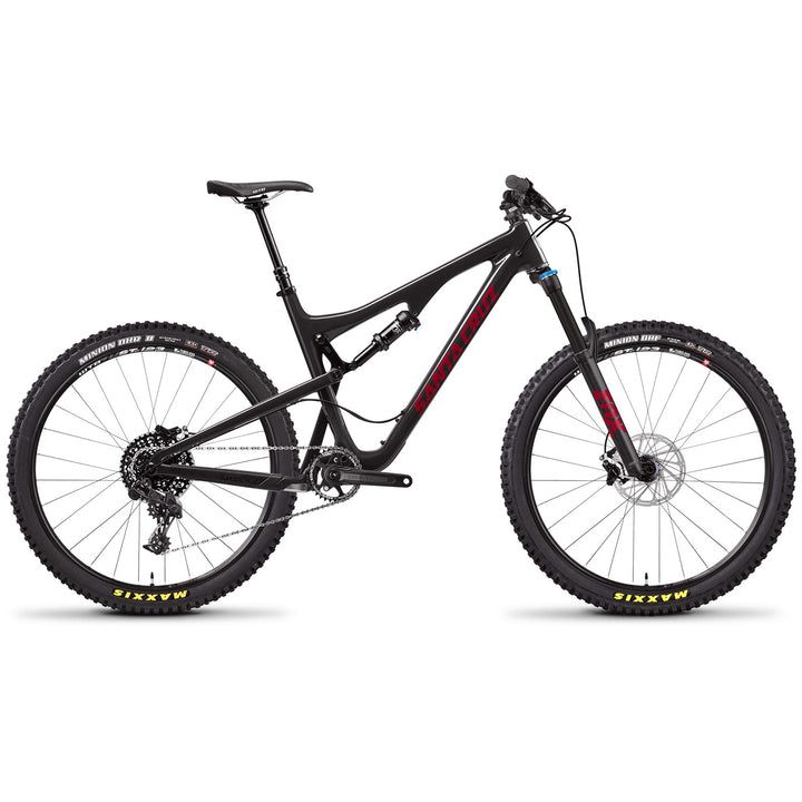 Santa Cruz Bicycles Bronson 2.1 C R Complete Mountain Bike 2018 Gloss Carbon/Sriracha