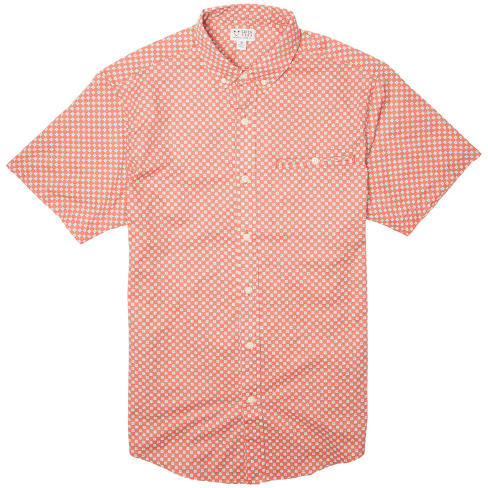 Catch Surf Tiago Short-Sleeve Shirt Coral
