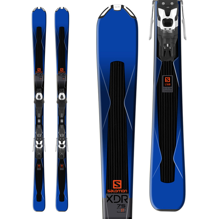 Salomon XDR 75 Skis + Lithium 10 Bindings 2018