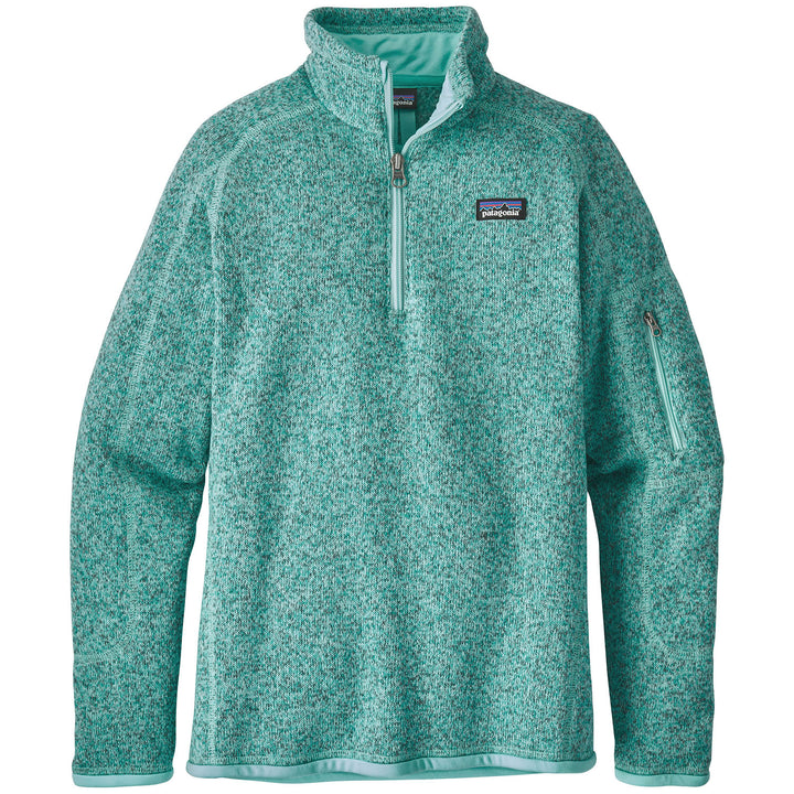 Patagonia Better Sweater 1/4 Zip Pullover - Big Girls' Bend Blue