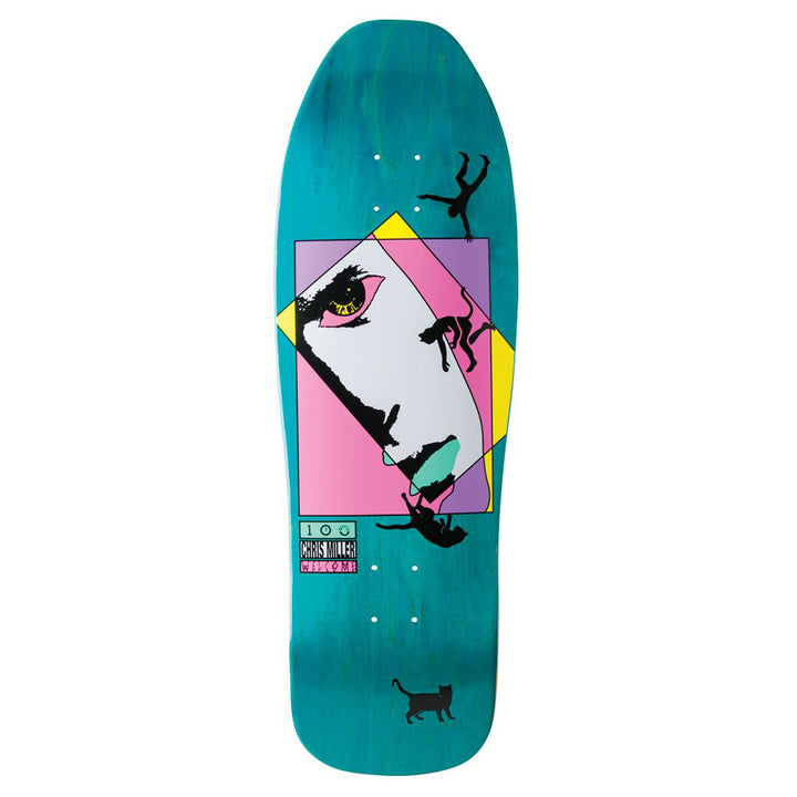 Welcome Miller Faces on Sugarcane 10.0 Skateboard Deck