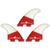 FCS II Accelerator PC Grom Tri Fin Set