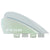 FCS B5 Bonzer PG Quad Fin Set Clear