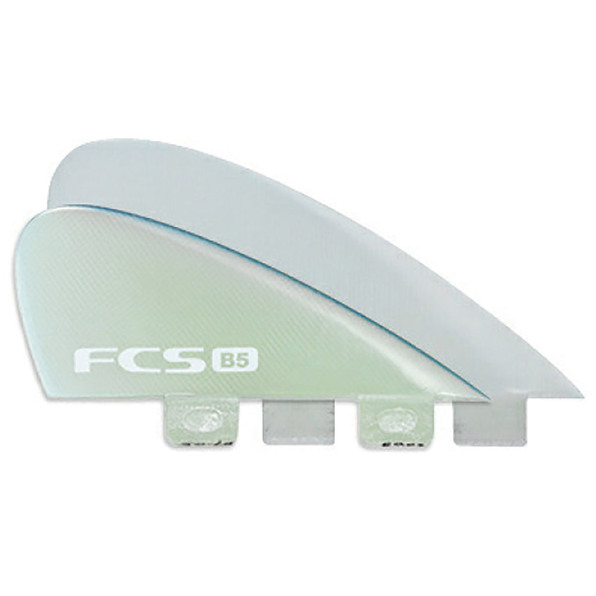 FCS B5 Bonzer PG Quad Fin Set Clear