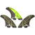 FCS II KA PC Medium Tri Fin Set