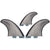 FCS II Power Twin+1 PG Fin Set