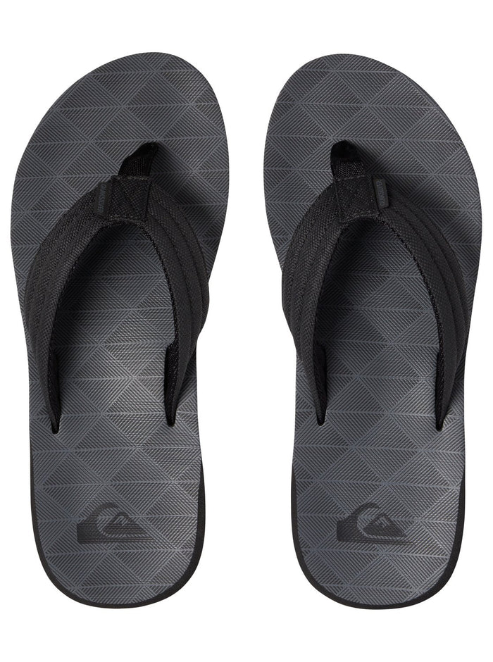 Quiksilver Carver Print Sandals Black/Black/Grey