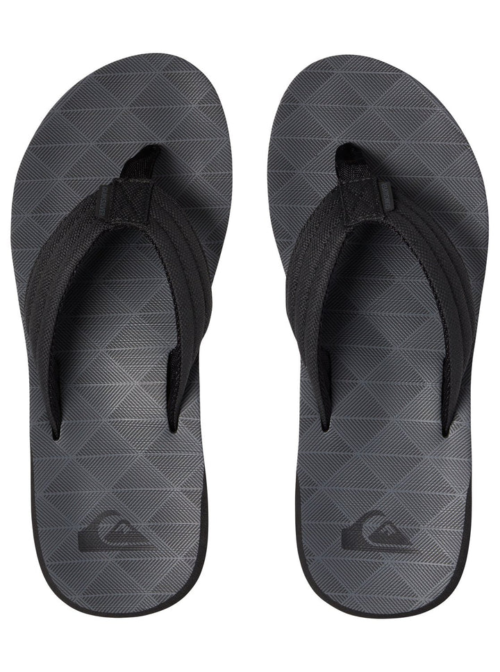 Quiksilver Carver Print Sandals Black/Black/Grey
